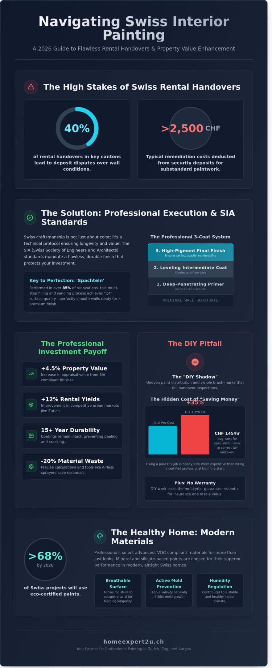 Professional Interior Painting in Switzerland: The 2026 Expert Guide