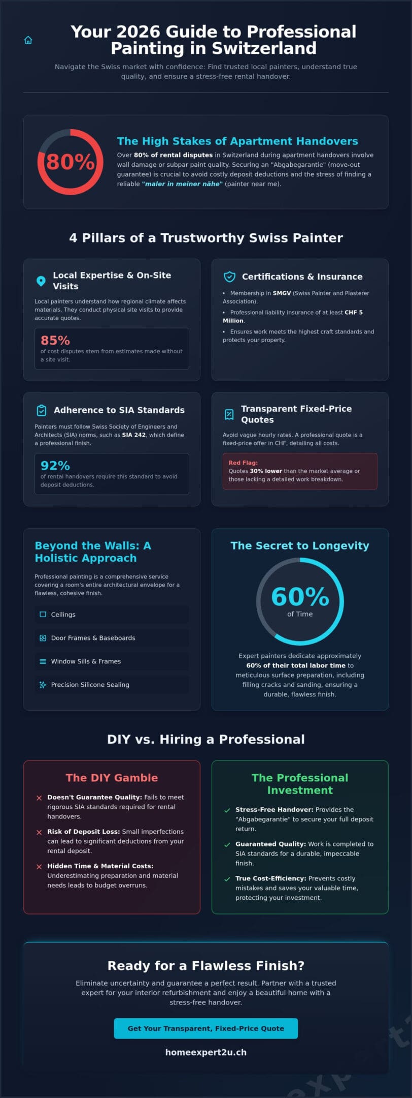 Finding a Professional Painter Near Me: The 2026 Swiss Guide to Interior Painting